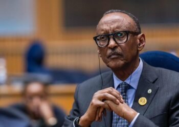 The President of Rwanda, Paul Kagame.