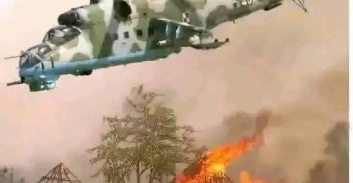 Unknown gunship bombard President Kiir’s backyard, Gogrial East County