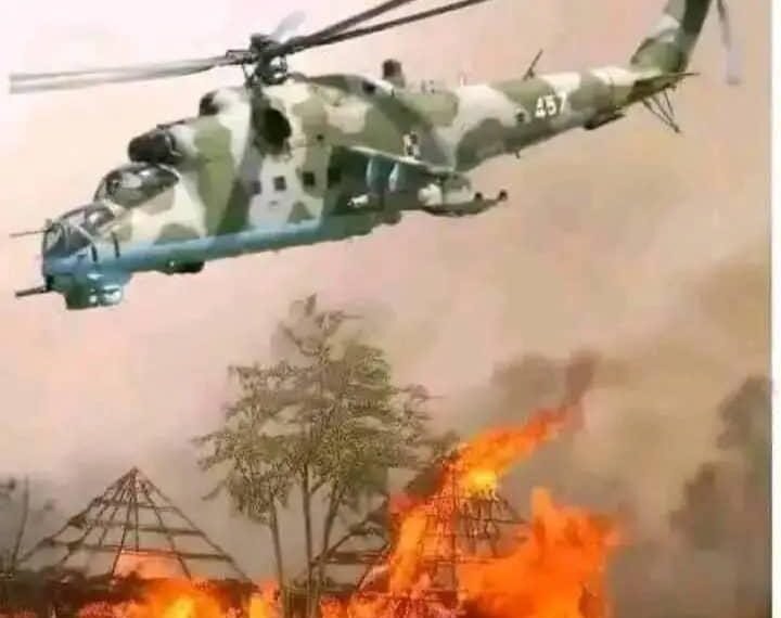 Unknown gunship bombard President Kiir’s backyard, Gogrial East County
