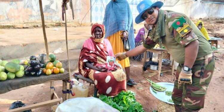 UN Peacekeepers brave harsh conditions to reach locals