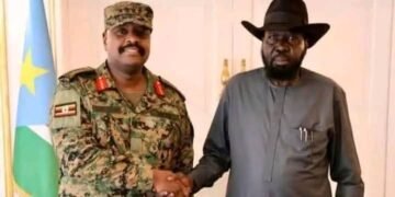 Ugandan Army Chief engages in Diplomatic talks with President Kiir in Juba