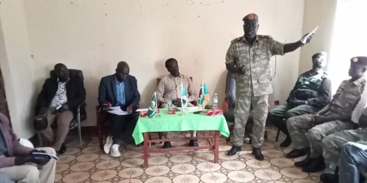 Army General Visits Morobo, Assure Security Stabilisation