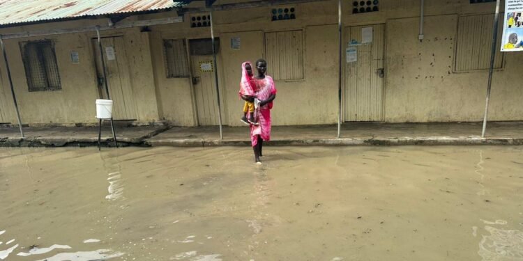 Flash floods submerge Ganyliel health facility, dozens of patients displaced