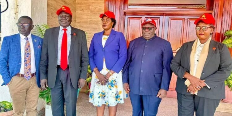 SPLM delegation lands in Uganda to attend National Resistance Movement (NRM) Conference