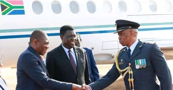 South Africa’s Deputy President arrives in Juba to revive stalled peace deal