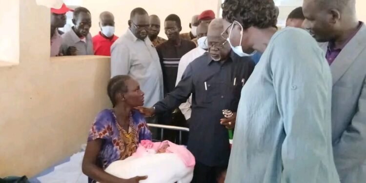 Governor Riek Gai Kok Visits Bor State Hospital, Reassures Health Workers and Announces Major Health Reforms