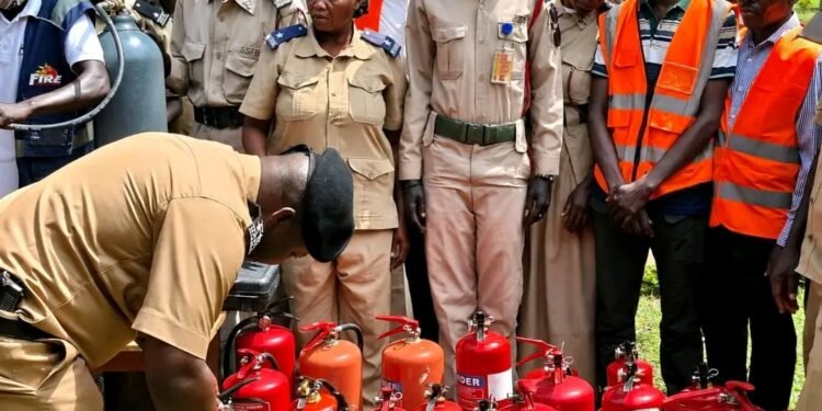 Yambio Civil Defence Launches Fire Extinguisher Service as Businesses Urged to Step Up Safety Measures